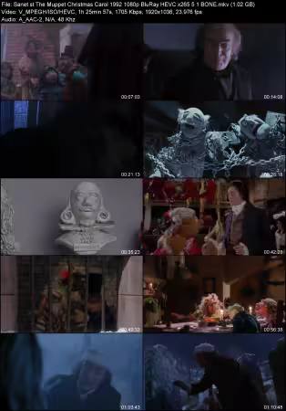 The Muppet Christmas Carol 1992 1080p BluRay HEVC x265 5.1 BONE