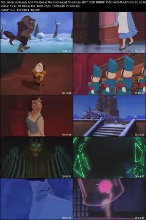 Beauty And The Beast The Enchanted Christmas 1997 720P BRRIP XVID AC3-MAJESTiC