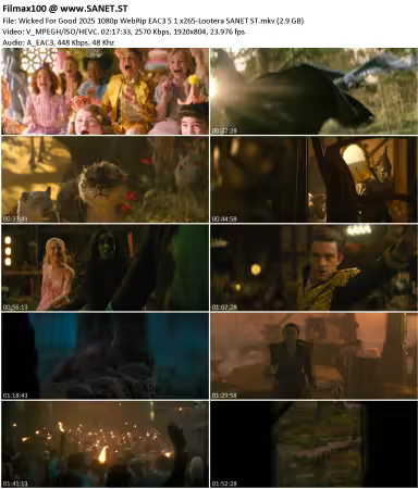Wicked For Good 2025 1080p WebRip EAC3 5.1 x265-Lootera