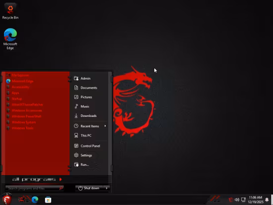Windows 11 Pro 25H2 Build 26200.7462 MSI Edition