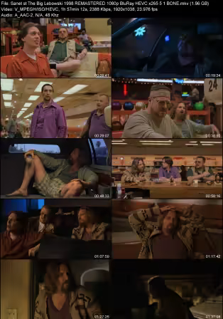 The Big Lebowski 1998 REMASTERED 1080p BluRay HEVC x265 5.1 BONE