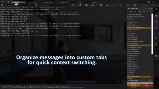 Unreal Engine Marketplace - Advanced Game Logging (GLS) (5.7)