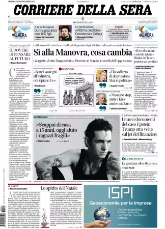 Corriere della Sera - 24 Dicembre 2025