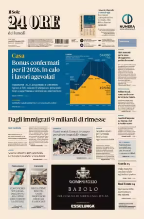 Il Sole 24 Ore - 29 Dicembre 2025