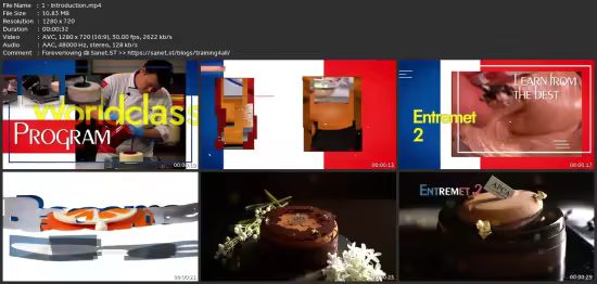 French Entremet Master Class With Apca Chef Online