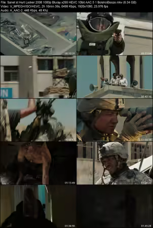Hurt Locker 2008 1080p Bluray x265 HEVC 10bit AAC 5.1 BolshoiBooze
