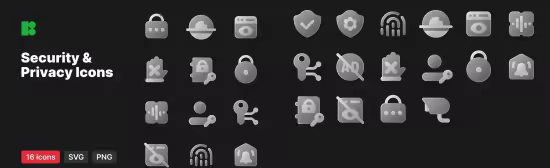 EE - Security &amp; Privacy Icons XR2W6RP