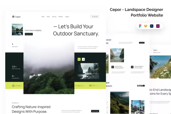 EE - Cepor - Landspace Designer Portfolio Website YMU7Y2R