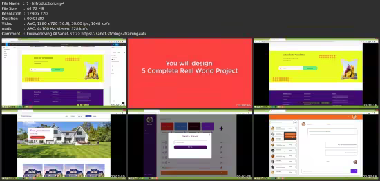 Figma Mega Course - Design 6 Complete Web App Ui/Ux Project