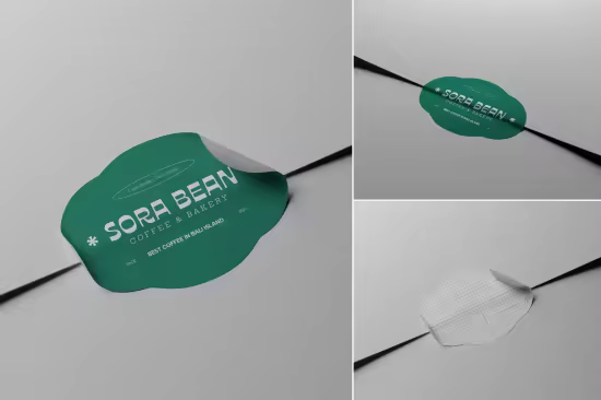 EE - Sticker Label Mockup C7BBH8K