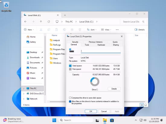 tiny11 Core 25H2 Build 26200.7171 Multilingual Preactivated