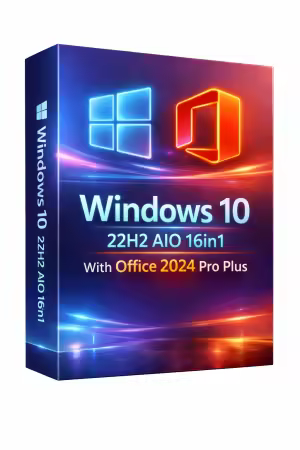 Windows 10 22H2 build 19045.7058 AIO 16in1 With Office 2024 Pro Plus Multilingual Preactivated March 2026