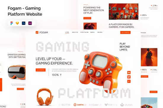 EE - Fogam - Gaming Platform Website 9MENXC9
