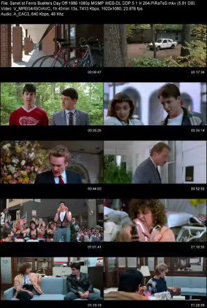 Ferris Buellers Day Off 1986 1080p MGMP WEB-DL DDP 5.1 H264-PiRaTeS
