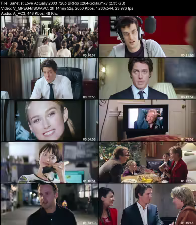 Love Actually 2003 720p BRRip x264-Solar