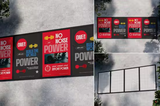 EE - Street Wall Poster Mockup WNUYT6D