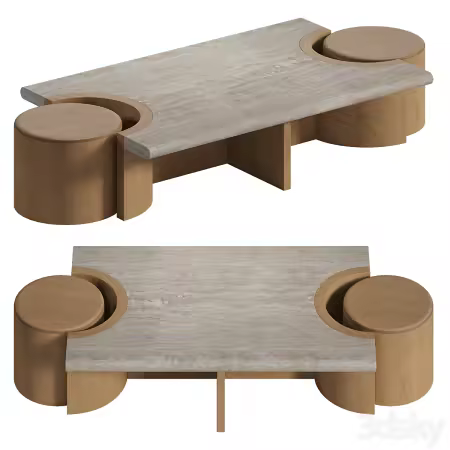3dsky - Prospect Coffee Table 7428017 - 3D Model