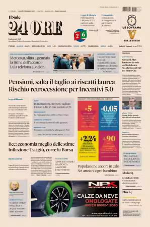 Il Sole 24 Ore - 19 Dicembre 2025
