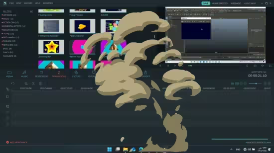 Advanced Video Editing transitions and titles with filmora