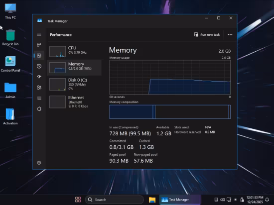 Windows 11 Pro Super Lite 25H2 Build 26200.7462 Porcelain 11