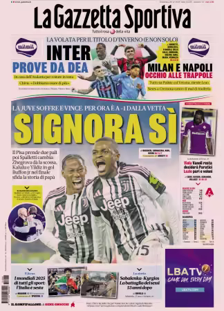 La Gazzetta dello Sport - 28 Dicembre 2025