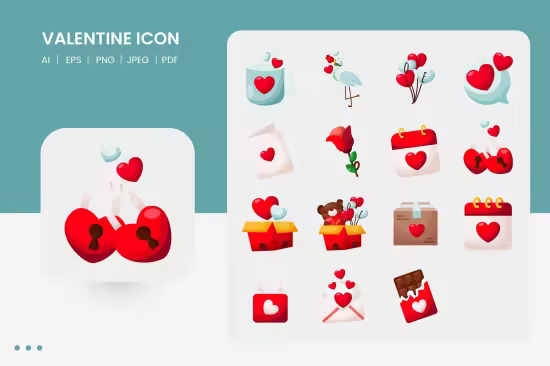 EE - Valentine Icon Design 9QACLAH