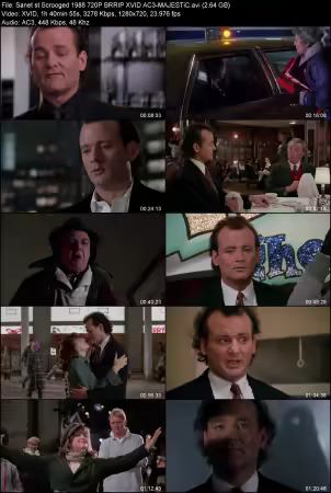 Scrooged 1988 720P BRRIP XVID AC3-MAJESTiC