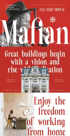 EE - Mafian - Tall Serif Display NKKMMUE