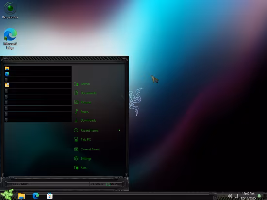 Windows 11 Pro 25H2 Build 26200.7462 RaZer Edition