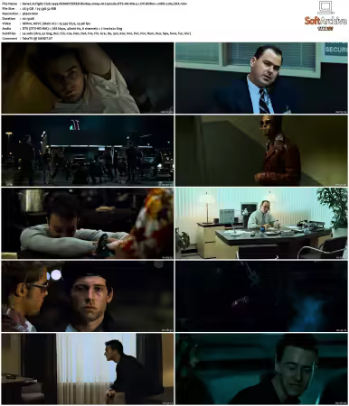 Fight Club 1999 REMASTERED BluRay 2160p AI Upscale DTS-HD MA 5.1 DV HDR10+ 10Bit x265-ZAX