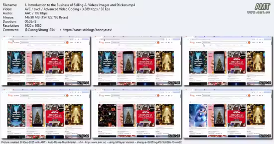 Sell AI Videos, Images &amp; Stickers on Etsy/Shutterstock/Adobe