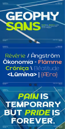 EE - Geophy Sans – Bold Modern Sport Font 4GMPJ87