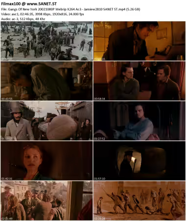 Gangs Of New York 2002 1080P Webrip X264 Ac3 - Jamiew2810