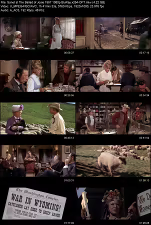 The Ballad of Josie 1967 1080p BluRay x264-OFT