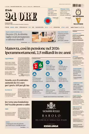 Il Sole 24 Ore - 24 Dicembre 2025