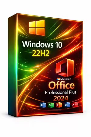 Windows 10 Pro 22H2 build 19045.7184 With Office 2024 Pro Plus Multilingual Preactivated April 2026
