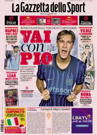 La Gazzetta dello Sport - 24 Dicembre 2025