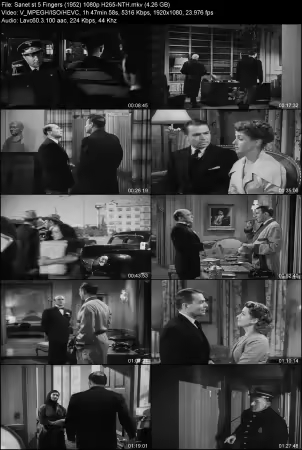 5 Fingers 1952 1080p H265-NTH