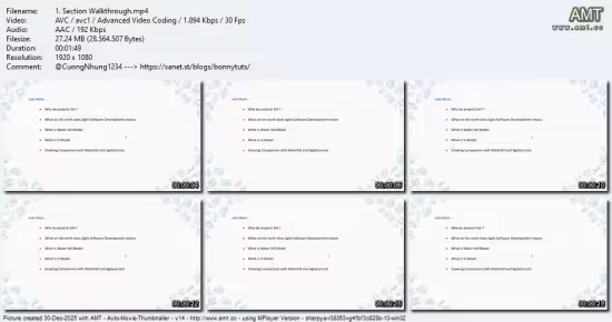 SDLC-Agile>Scrum and compare with Waterfall &amp; V-Model