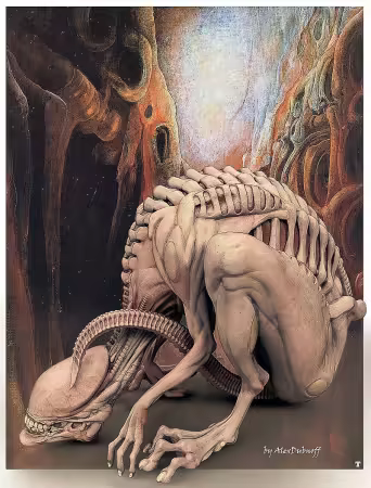 Alien Biomorph – 3D Print Model