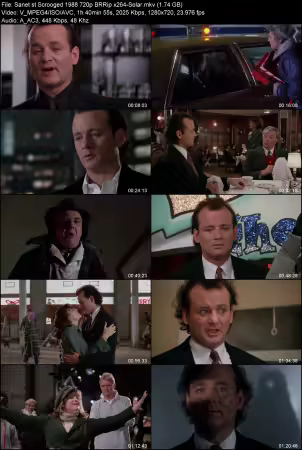 Scrooged 1988 720p BRRip x264-Solar