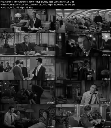 The Apartment 1960 1080p BluRay x265-ZiTO