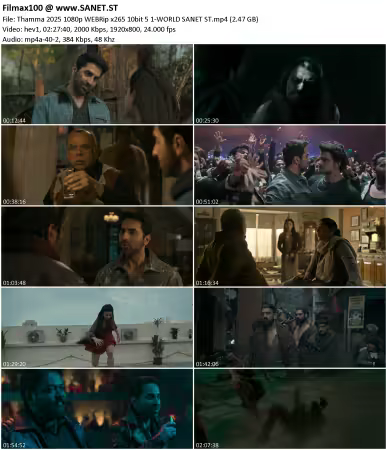 Thamma 2025 1080p WEBRip x265 10bit 5.1-WORLD