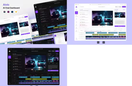 EE - Aivio – AI Video Generator Dashboard UI Kit DDANACC