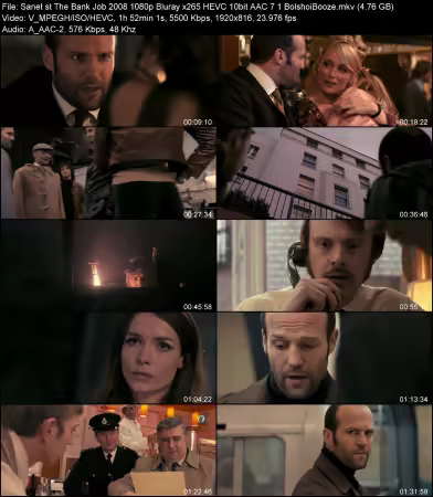 The Bank Job 2008 1080p Bluray x265 HEVC 10bit AAC 7.1 BolshoiBooze