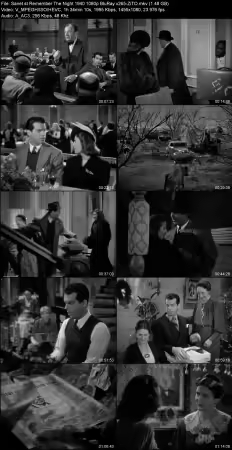 Remember The Night 1940 1080p BluRay x265-ZiTO