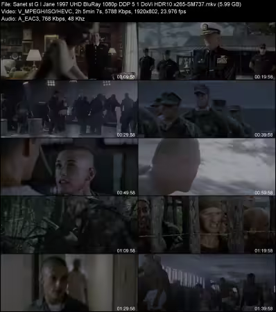 G.I. Jane 1997 UHD BluRay 1080p DDP 5.1 DoVi HDR10 x265-SM737