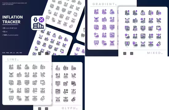 EE - Inflation Tracker Icon Pack M7S8TPN