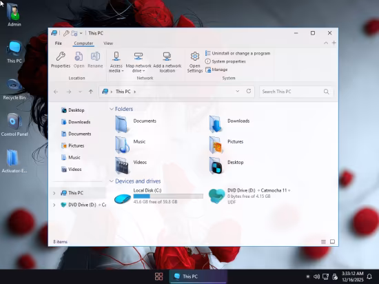 Windows 11 Pro 25H2 Build 26200.7171 Catmocha 11