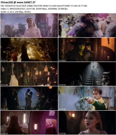 Wicked For Good 2025 1080p TELESYNC Multi V2 x264-SyncUP